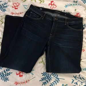 Dark Wash Lucky Straight Jeans (Ankle Length)